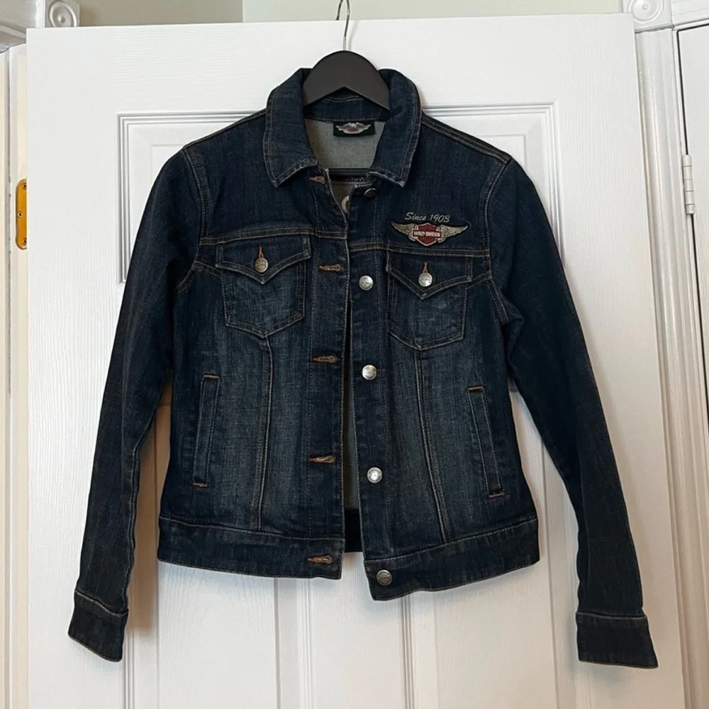 Harley Davidson Denim Jacket - Picture 3 of 5